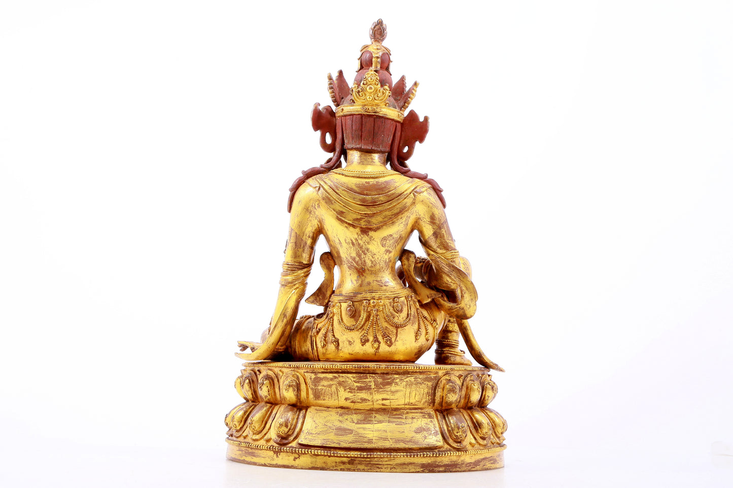 Magnificent Gilt-Bronze Figure Of Avalokiteshvara