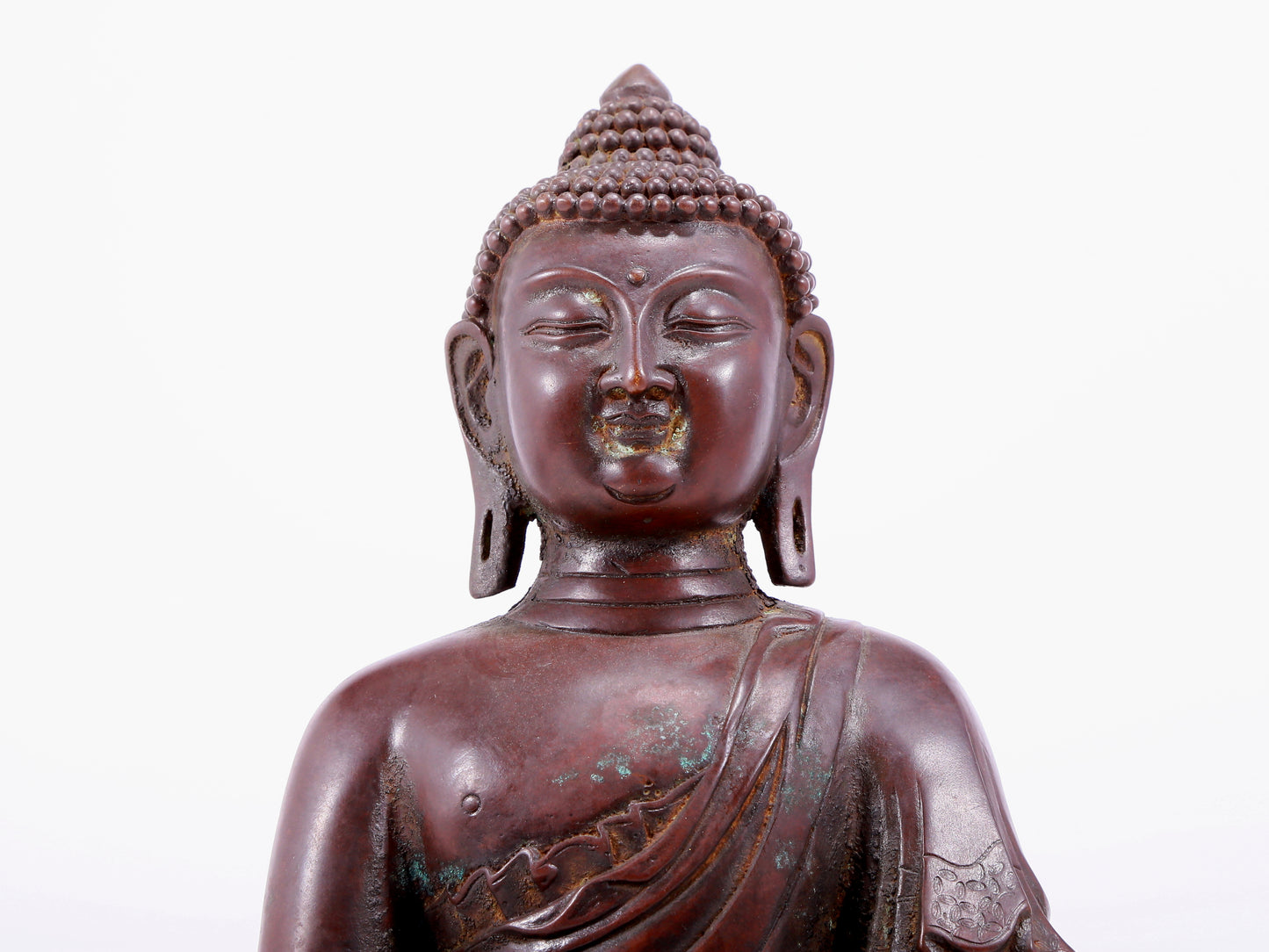 Brilliant Bronze Figure Of Buddha Shakyamuni