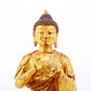 A Magnificent Gilt-Bronze Figure Of Buddha Shakyamuni