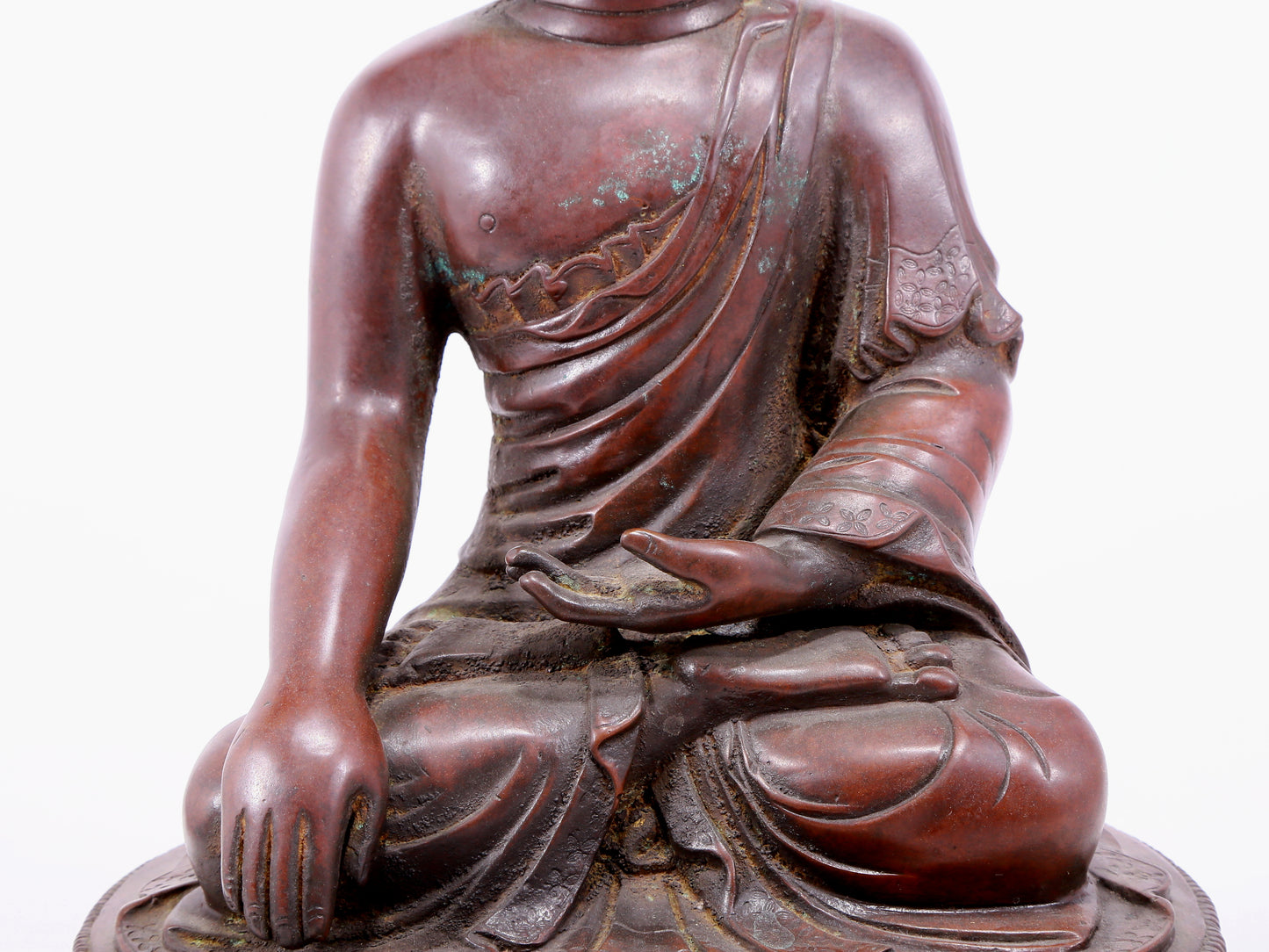 Brilliant Bronze Figure Of Buddha Shakyamuni