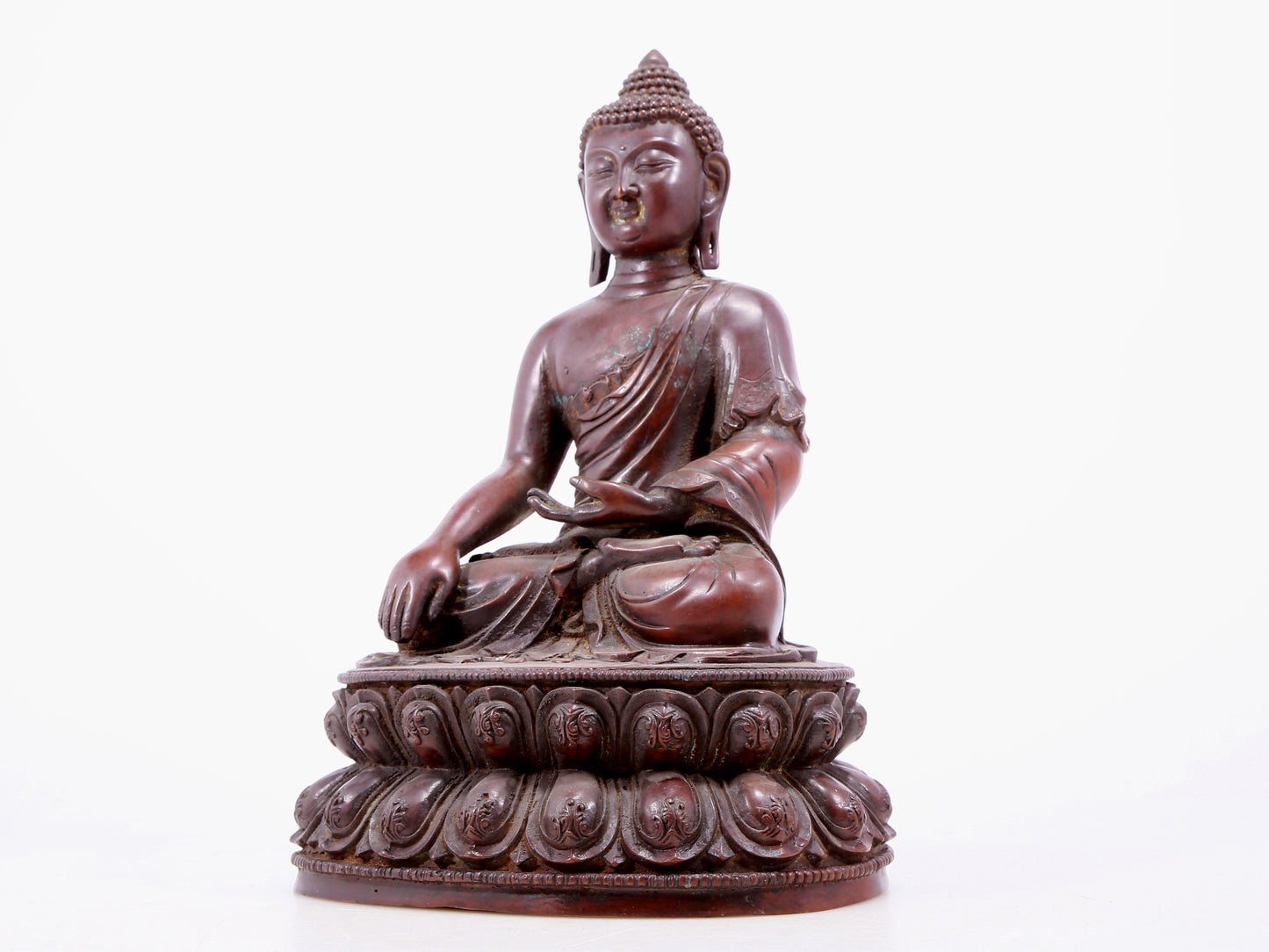 Brilliant Bronze Figure Of Buddha Shakyamuni