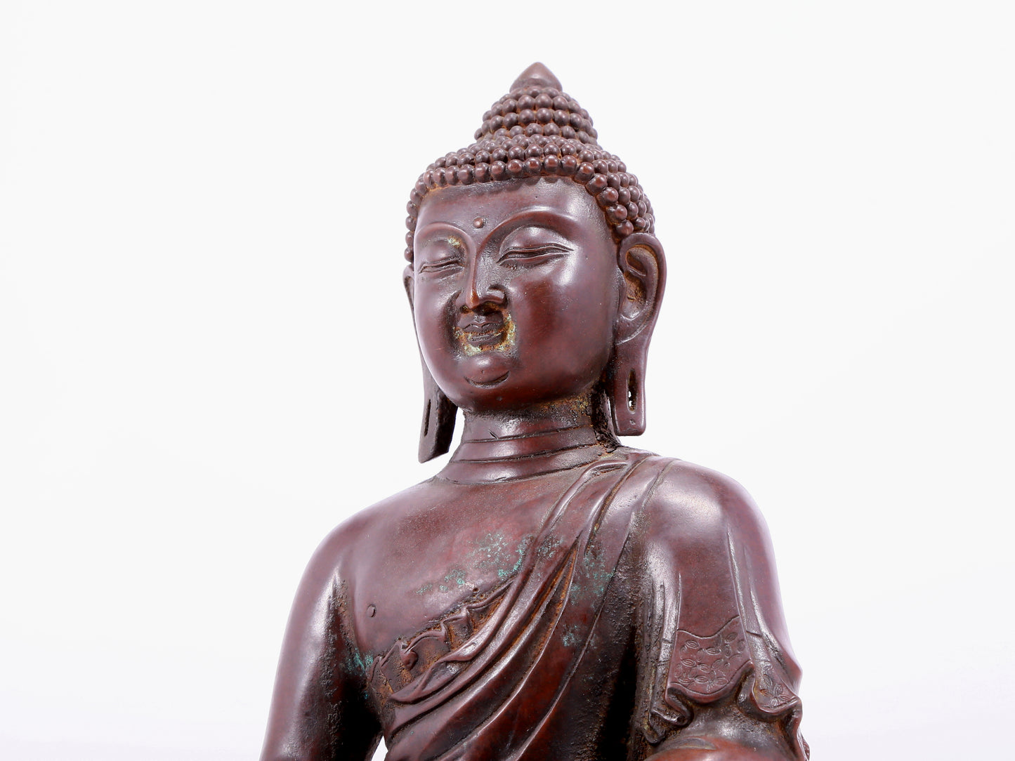 Brilliant Bronze Figure Of Buddha Shakyamuni