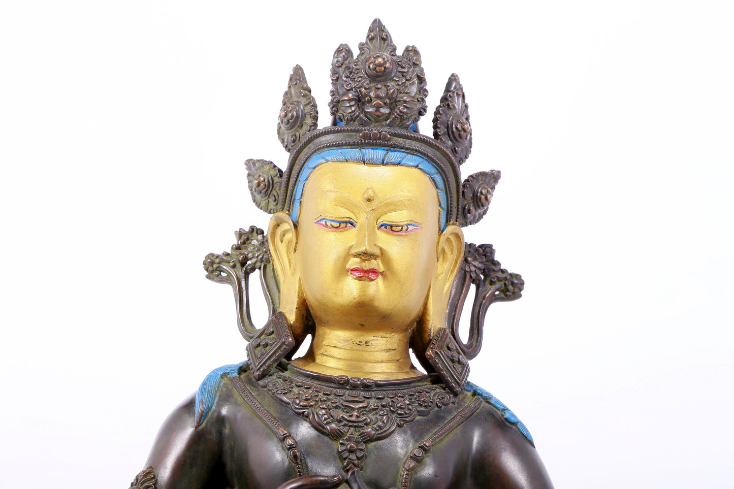 Massive Emboss-Bronze Figure Of Vajrasattva