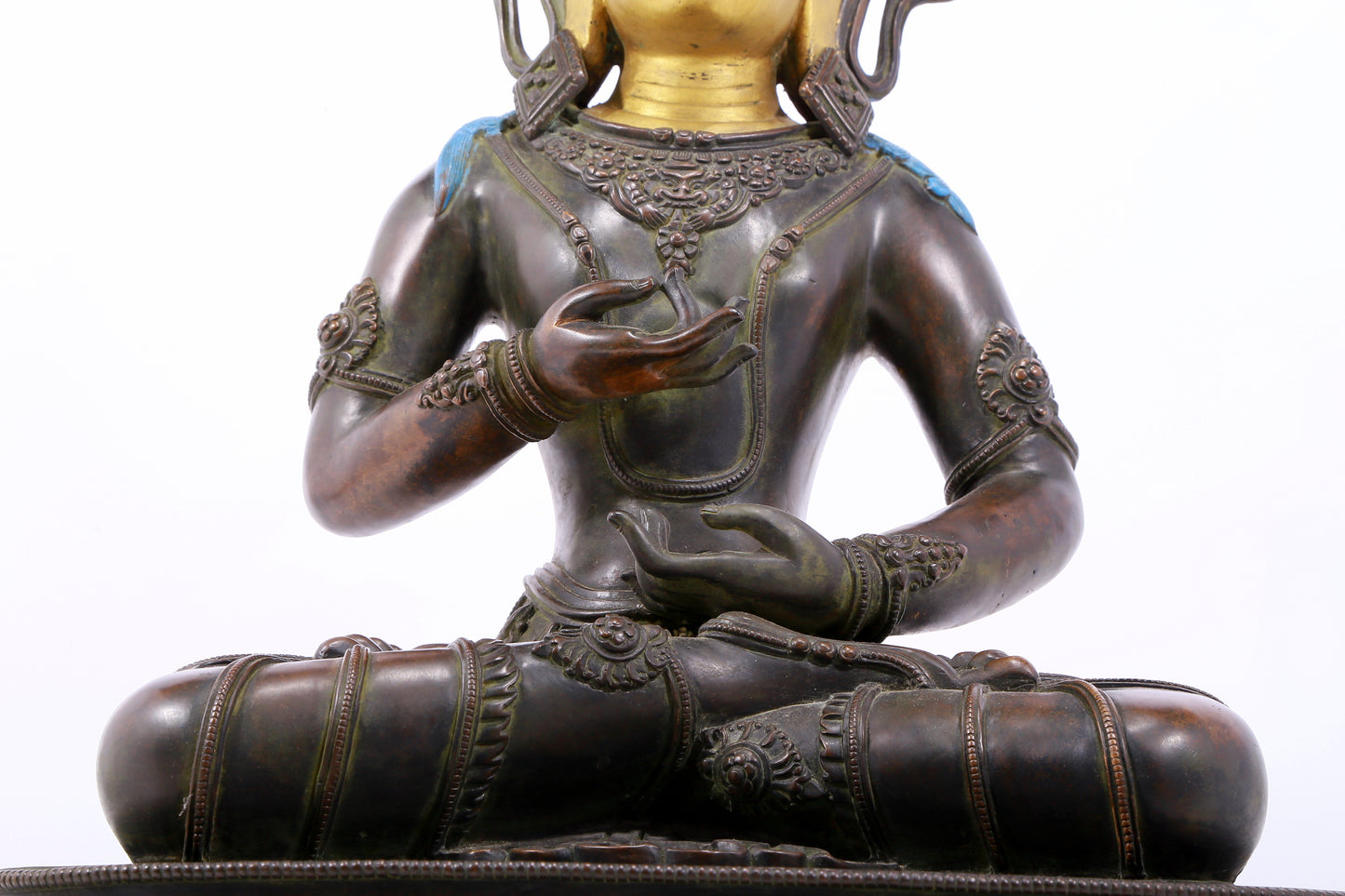 Massive Emboss-Bronze Figure Of Vajrasattva