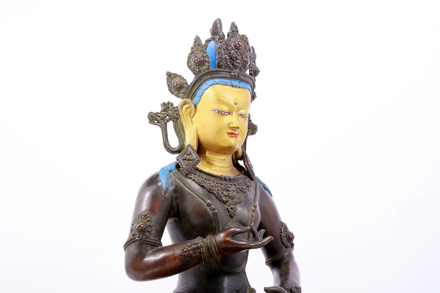 Massive Emboss-Bronze Figure Of Vajrasattva