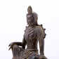 A serene gilt bronze statue of Guanyin