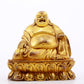 A serene gilt bronze Maitreya statue