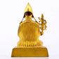 A serene gilt bronze statue of Tsongkhapa