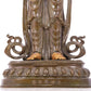 A serene gilt bronze Bodhisattva statue