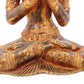 A serene gilt bronze Bodhisattva statue