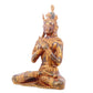 A serene gilt bronze Bodhisattva statue