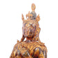 A serene gilt bronze Bodhisattva statue