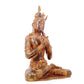 A serene gilt bronze Bodhisattva statue