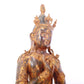 A serene gilt bronze Bodhisattva statue