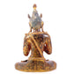 A serene gilt bronze Bodhisattva statue