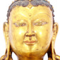 A serene gilt bronze Bodhisattva statue