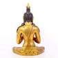 A serene gilt bronze Bodhisattva statue