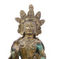 A serene gilt bronze Bodhisattva statue