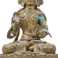 A serene gilt bronze Bodhisattva statue