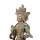 A serene gilt bronze Bodhisattva statue