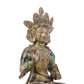 A serene gilt bronze Bodhisattva statue