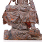 A serene gilt bronze Guanyin statue