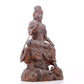 A serene gilt bronze Guanyin statue