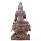 A serene gilt bronze Guanyin statue