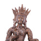 A serene gilt bronze Bodhisattva statue