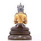 A serene gilt bronze Bodhisattva statue