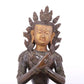 A serene gilt bronze Bodhisattva statue