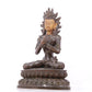 A serene gilt bronze Bodhisattva statue