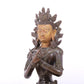 A serene gilt bronze Bodhisattva statue