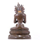 A serene gilt bronze Bodhisattva statue