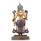 A serene gilt bronze statue of Tara