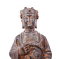 A serene gilt bronze statue of God of Wealth