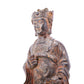 A serene gilt bronze statue of God of Wealth