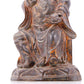 A serene gilt bronze statue of God of Wealth