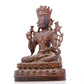 A serene gilt bronze Bodhisattva statue