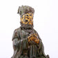 A serene gilt bronze figure