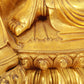 A stunning gilt bronze green Tara statue