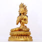 A stunning gilt bronze Bodhisattva statue