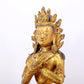 A stunning gilt bronze Bodhisattva statue