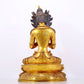 A stunning gilt bronze Bodhisattva statue
