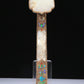 An Elaborate White Jade Gold-Mounted 'Bird& Flower' Ruyi Scepter