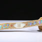 An Elaborate White Jade Gold-Mounted 'Bird& Flower' Ruyi Scepter