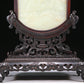 An Elaborate Imperial Zitanwood White Jade-Inlaid 'Figure' Table Screen