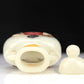 A Superb White Jade Gem-Inlaid 'Bat& Auspicious Cloud' Vase