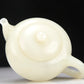 A Superb Imperial White Jade Teapot