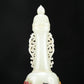 A Superb White Jade Gem-Inlaid 'Figure' Vase And Cover